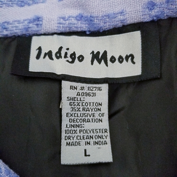 Vintage 90's 2000's Y2K hippie boho beaded art glam jacket LARGE - Picture 5 of 5